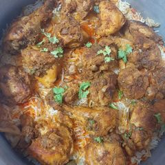 A picture of Tikka biryani.
