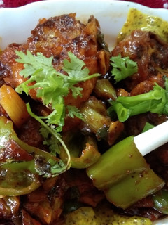 A picture of DRY CABBAGE MANCHURIAN.