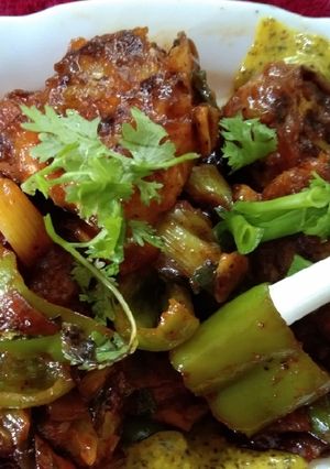 A picture of DRY  CABBAGE  MANCHURIAN.