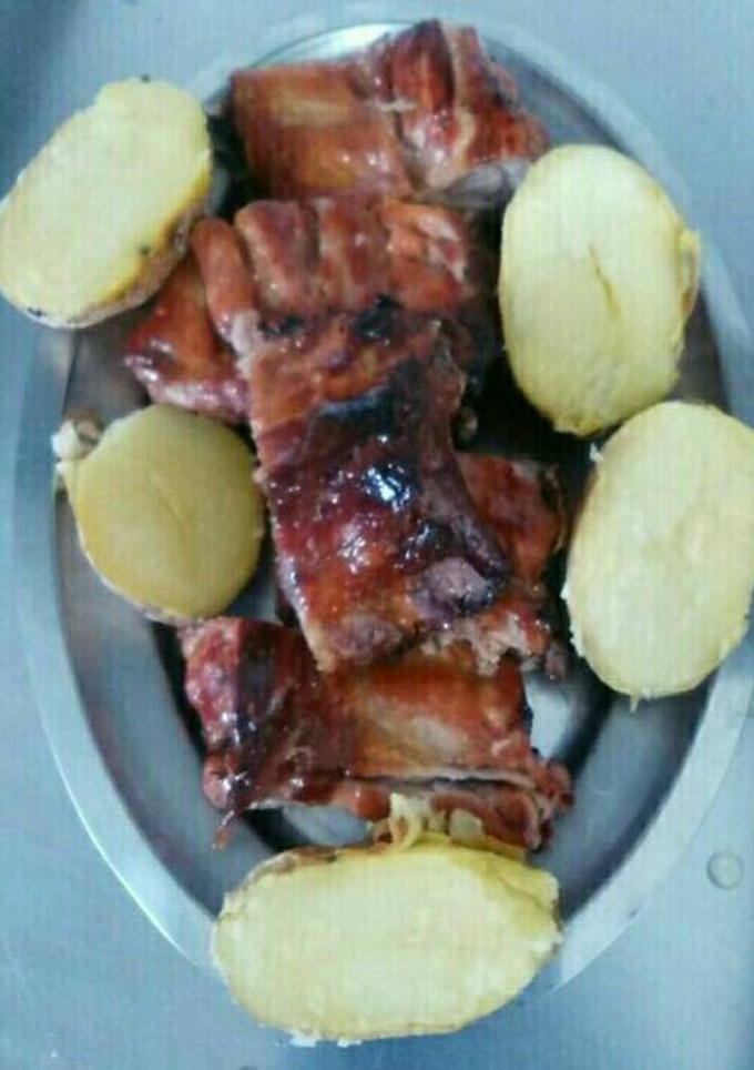 Una foto de Costillas con miel