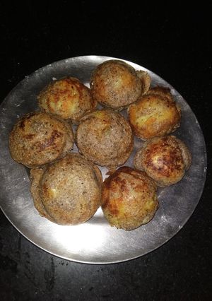 A picture of Stuffed appe for navratri.
