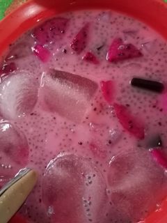 Foto resep Es Buah Naga