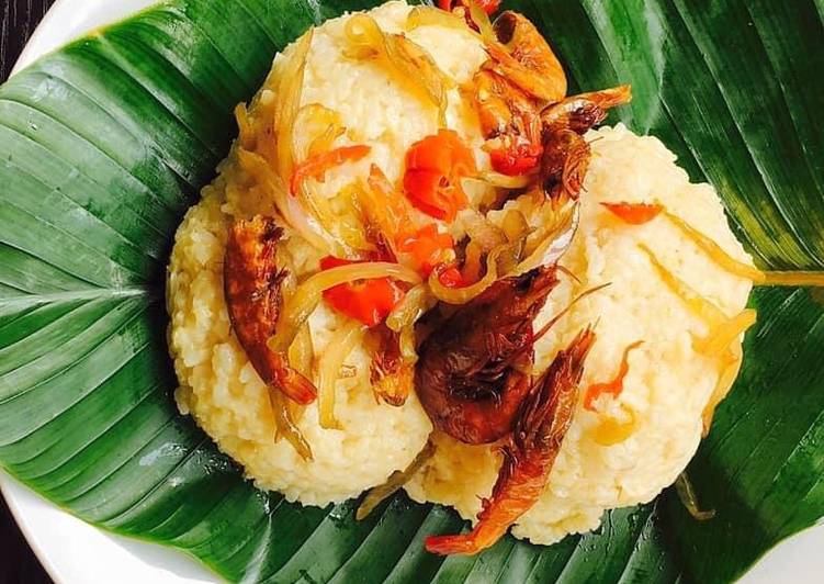 Steps to Prepare Super Quick Homemade Coconut rice using native rice
