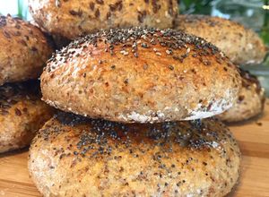 Foto principal de Pan de hamburguesa integral 100%
