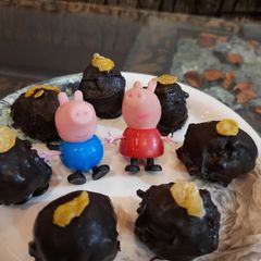 A picture of Muesli choco balls.