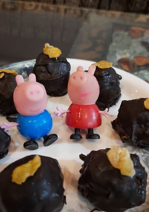 A picture of Muesli choco balls.