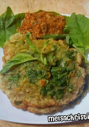 Foto resep Pancake Bayam Sambal Kemiri