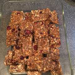A picture of Barritas de cereal saludables.