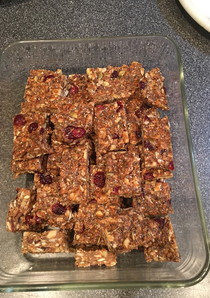 Una foto de Barritas de cereal saludables