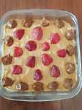 Tarta mousse de manjar con base de tritón