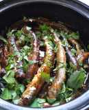 Cá kèo kho rau răm