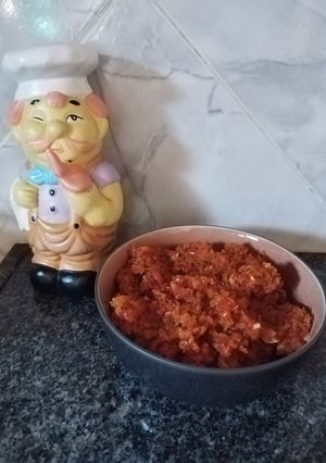 Una foto de Sofrito de cebolla y morrón 🧅️🧄😎