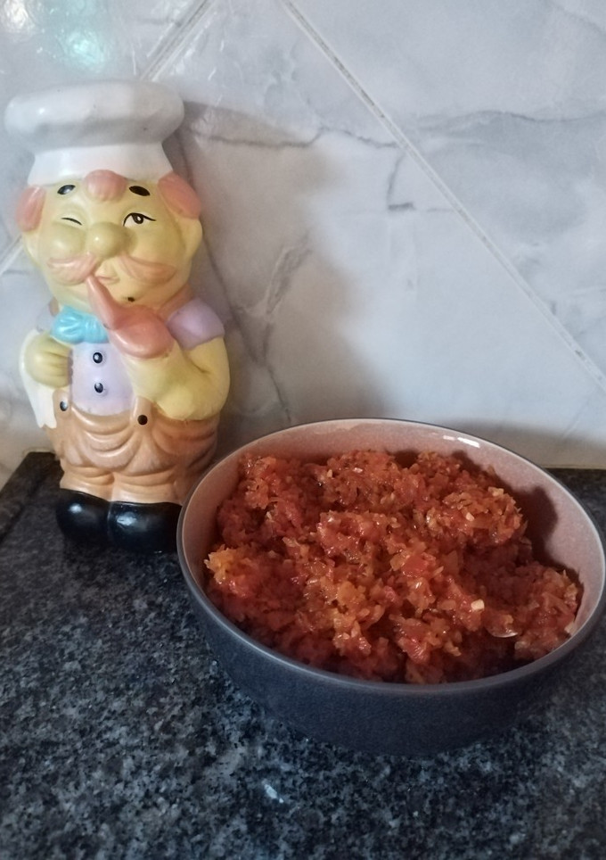 Una foto de Sofrito de cebolla y morrón 🧅️🧄😎