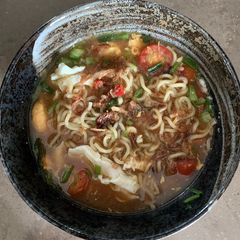 A picture of Premium Indomie Instant Noodles Soup.