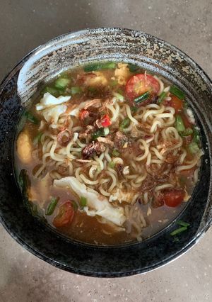A picture of Premium Indomie Instant Noodles Soup.