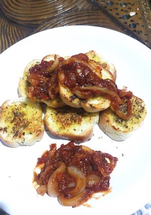 Foto resep Garlic bread saus bolognese