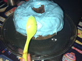 Torta de chocolate y avena