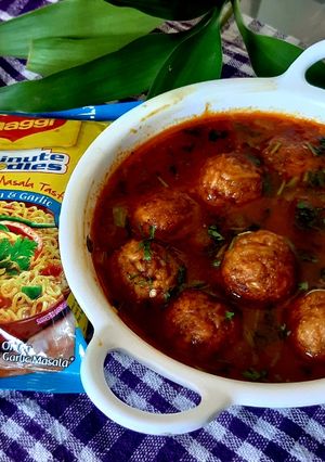 मैगी कोफ्ता सूप (maggi kofta soup recipe in Hindi) रेसिपी मुख्य फोटो