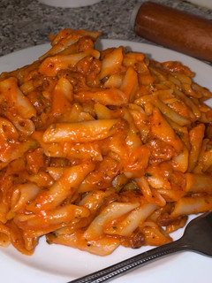 Una foto de Macarrones con chorizo