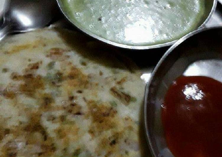 Recipe of Favorite Forwarded recipe of Vandana Agarwal (bindu) Veg Uttapam