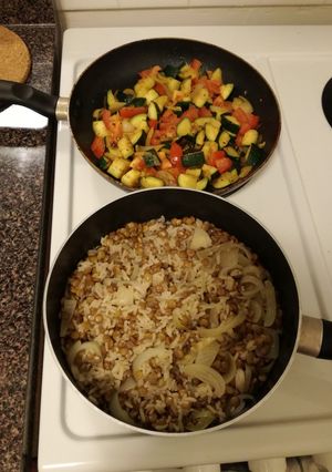 A picture of Tender Lentils and Rice.