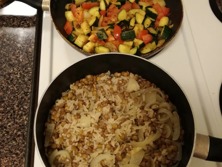 Recipe Tender Lentils and Rice which Delicious