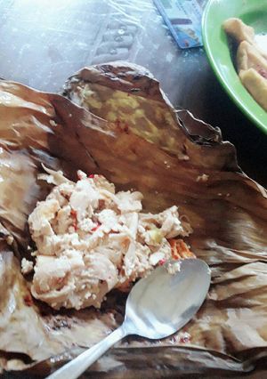 Foto resep Pepes jamur tiram dan tahu putih