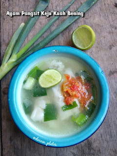 Foto resep Pangsit Ayam Keju Kuah Bening