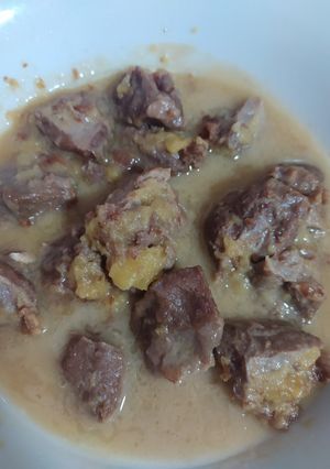Foto principal de Carne a la manzana fácil y rica