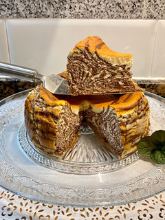 Foto principal de Pastel de queso “cebra”