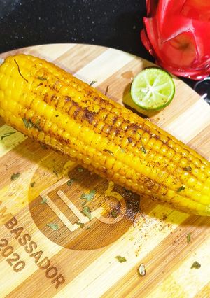 A picture of Spicy Boiled Corn On The Cob 🌽.