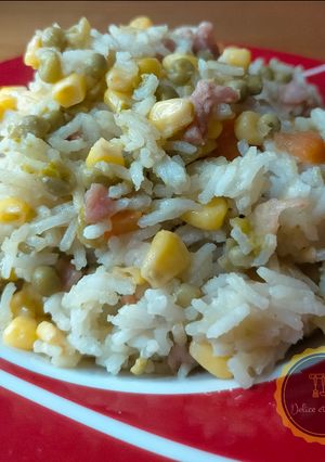 Une photo de 🍴 Riz cantonais, mais préparer façon Delice et papille 🤭
