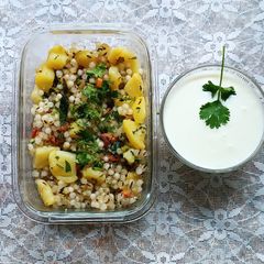 A picture of Sabudana Potato khichadi.