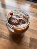 Crema de avellanas, chocolate leche y dátiles