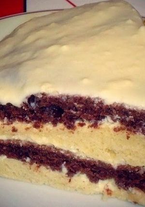 Фото Легкий и вкусный тортик на кефире.