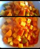 Guisado de otoño, con BONIATO y solo vegetales. #Mercado #otoño