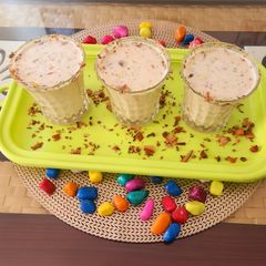Badam milkshake A picture of Badam milkshake.