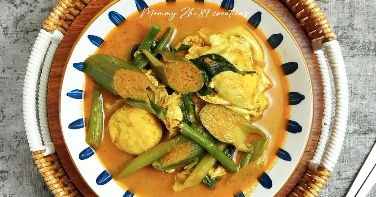 Gulai Campursari (Lompong, Telur, Kacang Panjang & Daun Kacang)