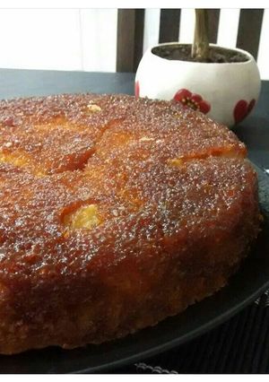 Una foto de Torta de Manzanas invertidas