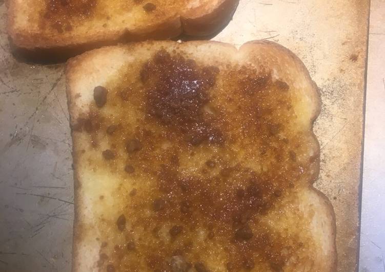 Steps to Cook Speedy Maple toast