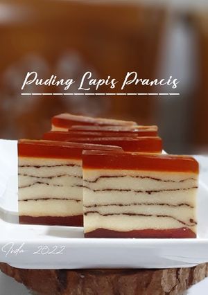 Foto resep Puding Lapis Prancis