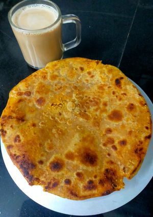 A picture of Sattu Paratha.