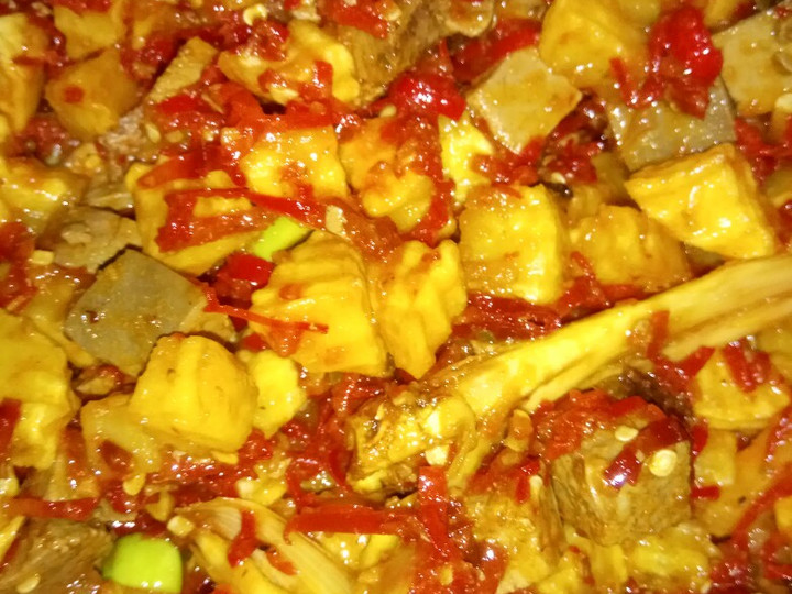 Langkah Mudah untuk Membuat Sambal kentang goreng ati sapi, Bisa Manjain Lidah