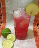 Strawberry lime squash