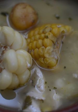Una foto de Ajiaco bogotano