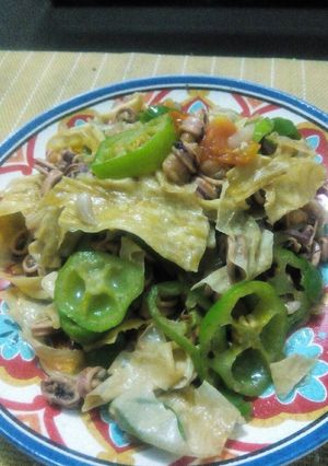 Foto resep Tumis Cumi Cabe Ijo