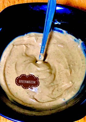 A picture of Tandoori garlic mayonnaise dip.