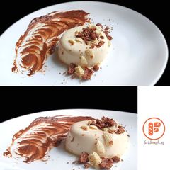 A picture of Cereal Panna Cotta.
