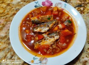 Hình của món Cá hộp sốt cà 🍅.