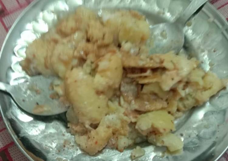 Recipe of Super Quick Homemade Chaat papdi